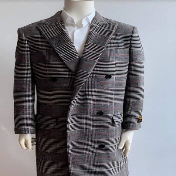 Glain plaid - Windowpane - Checkered Pattern Double Breasted Style Double Breast - Picture 1 of 2
